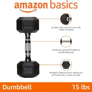 Rubber Hex Dumbbell Hand Weight